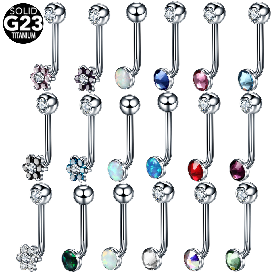 Christina Jewelry & Watches Marguerite Ørestik Forgyldt Sølv - 1PC G23 티타늄 오팔 크리스탈 크리스티나