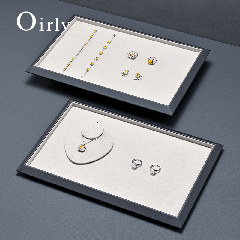 Jewelry And Watches Stores - 오일르브 가죽 주얼리 트레이 럭셔리 주얼리