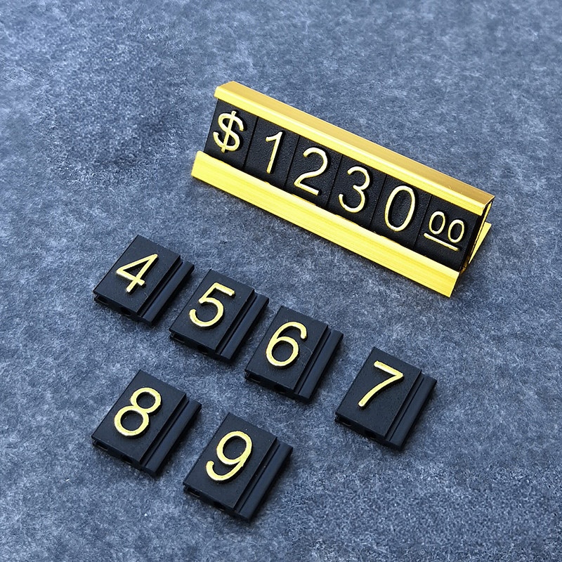 Jewelry Watches For Sale - 30세트 알루미늄 조절식 숫자 판매 가격표시판