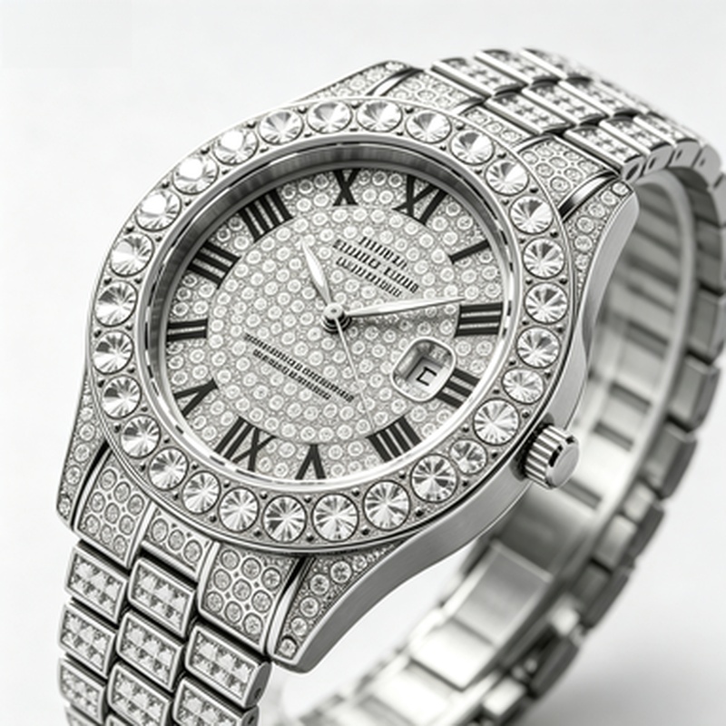 Jewelry Watches For Sale - 핫세일 반짝이는 라인스톤 장식 골드 쿼츠