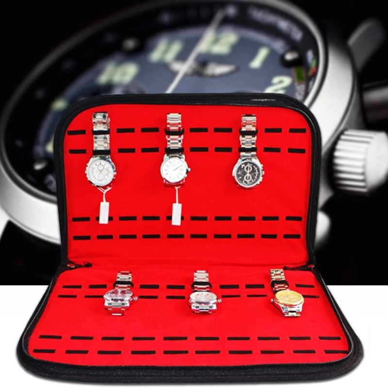 Jewelry Box With Watches - 20 슬롯 시계 보관 가방 편리한