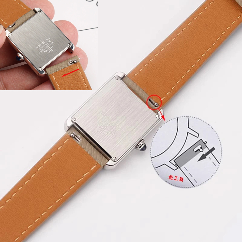 까르띠에 산토스-두몬탱크용 시계 스트랩 런던 15mm  - Cartier Watch Santos 리뷰 및 가격