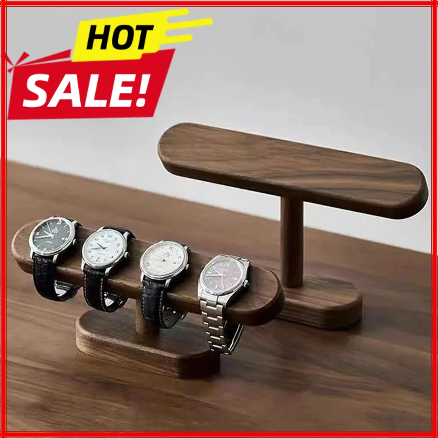 창의적인 원목 호두나무 보석 팔찌 시계 보관 진열대 시 - Jewelry And Watches Stores 리뷰 및 가격
