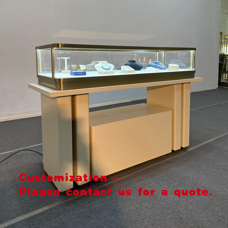맞춤형 스테인리스 스틸 주얼리 시계 전시 테이블 쇼케이 - Jewelry And Watches Stores 리뷰 및 가격