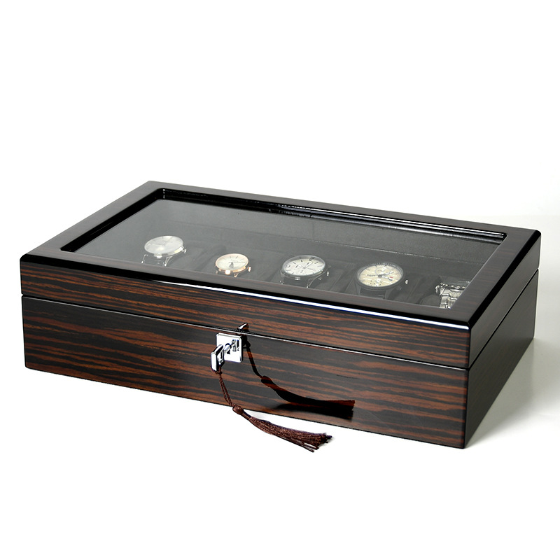 Hxl 나무 피아노 래커 다중 위치 시계 상자 보석 보 - Jewelry Box With Watches 리뷰 및 가격