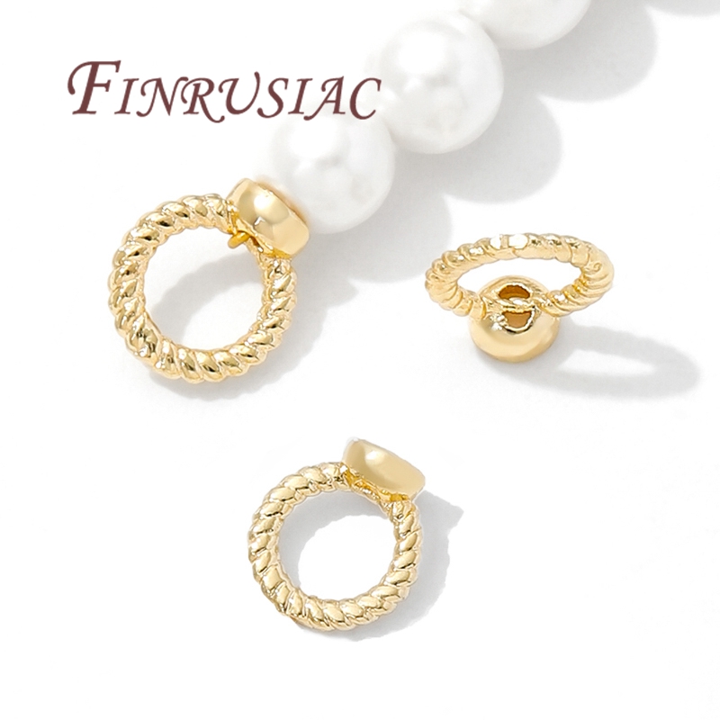 7.5mm 엔드 연결 링 18K 금도금 원형 폐쇄형 커 - Gold Plated Ring 리뷰 및 가격