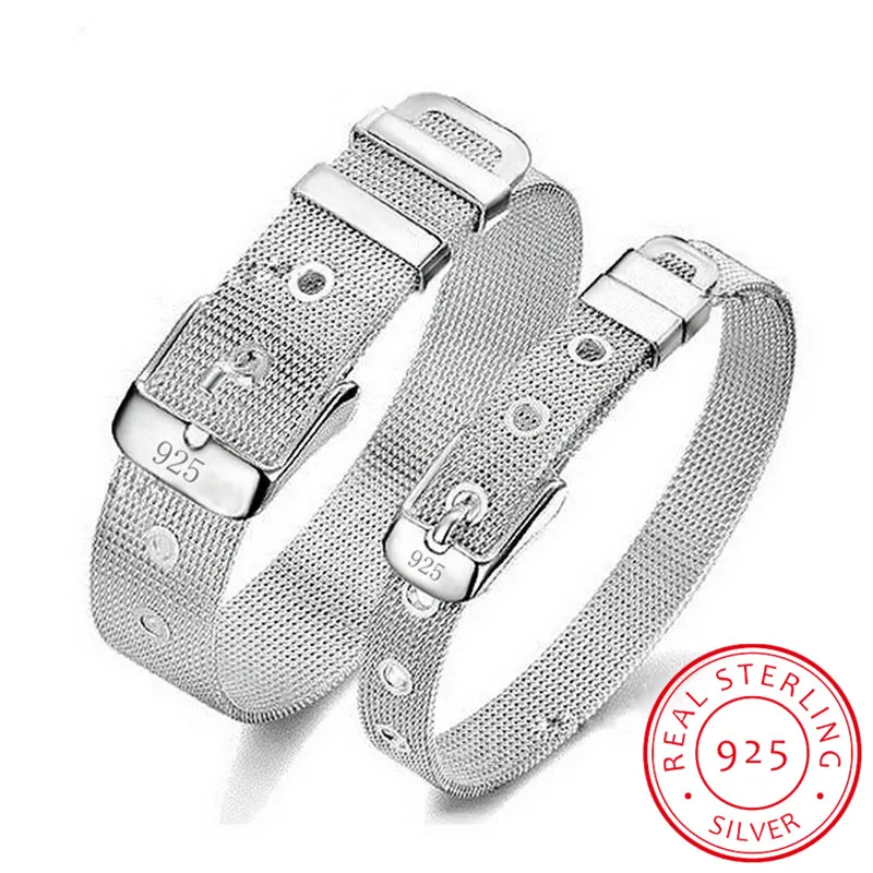 925 스털링 실버 클립 체인 팔찌, 정품 반사 참 시 - Jewelry Watches For Sale 리뷰 및 가격