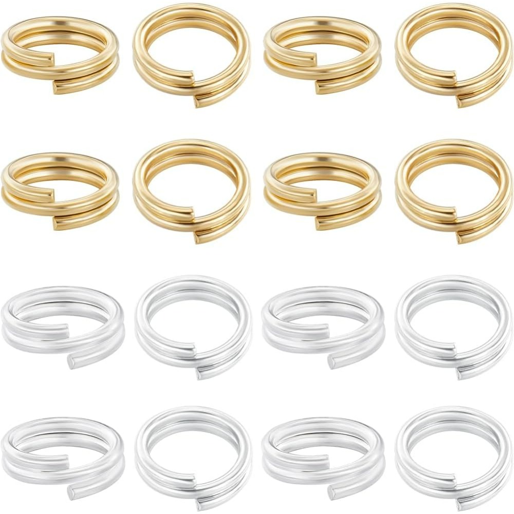 1 상자 80Pcs 분할 점프 링 24K 골드 및 92 - Gold Plated Ring 리뷰 및 가격