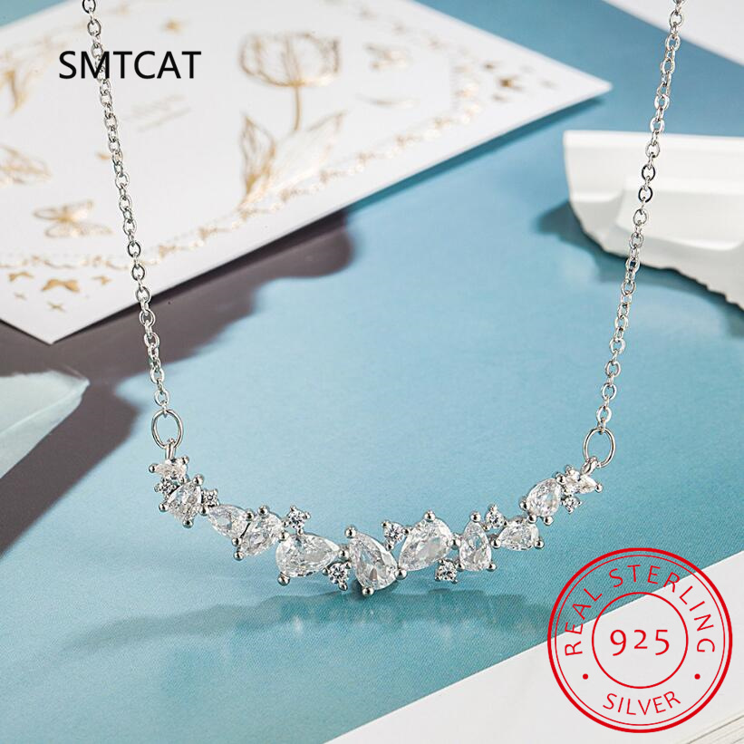 2.8CT 토탈 모이사나이트 목걸이 우아한 925 스털 - Crystal Choker Necklace 리뷰 및 가격